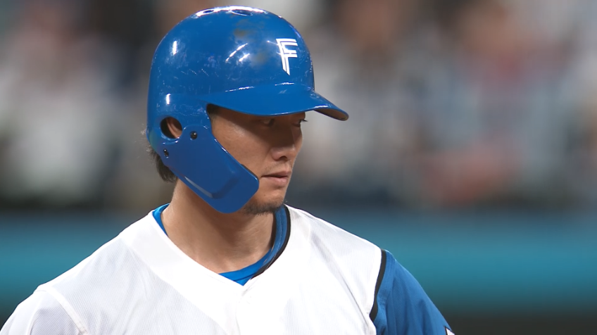 5回裏・F西川遥輝 見事なスタートで盗塁を成功させる!!