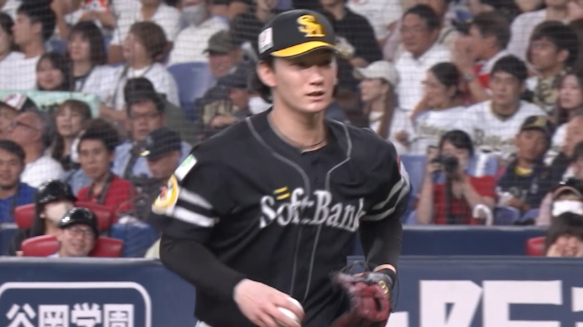 8回裏・H正木智也 抜けそうな打球を飛びついてキャッチする好プレー!!