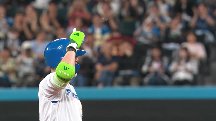 3回裏・F清宮幸太郎 初球を捉えた先制タイムリーヒット!!