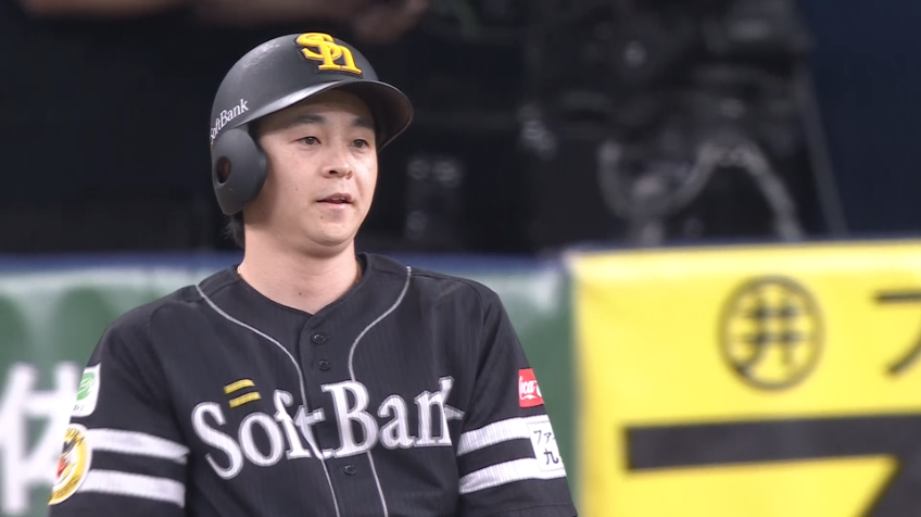 9回表・H川瀬晃 ライトへのタイムリーヒットを放つ!!