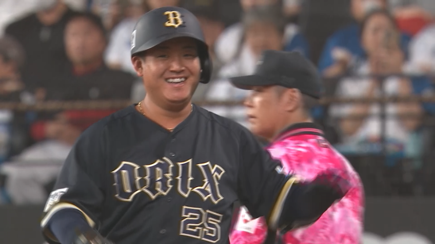 2回表・B内藤鵬 プロ初打点となるライトへのタイムリーヒット!!