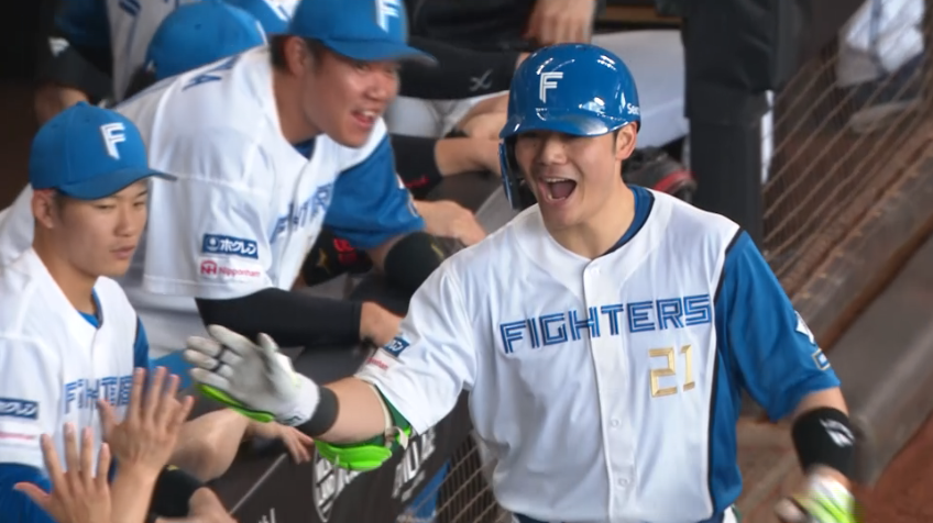 1回裏・F清宮幸太郎 2試合連続ソロホームランで先制!!