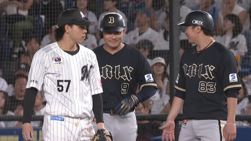 6回表・B野口智哉 俊足活かして勝ち越しタイムリー内野安打!!