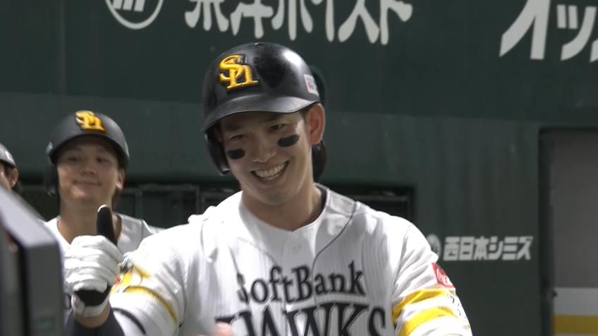 6回裏・H栗原陵矢 追撃の一発!! 今季第39号の3ランホームラン!!