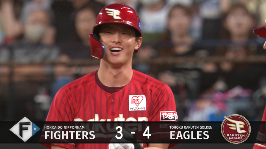 12回表・E辰己涼介 ファーストゴロで再び勝ち越し!!