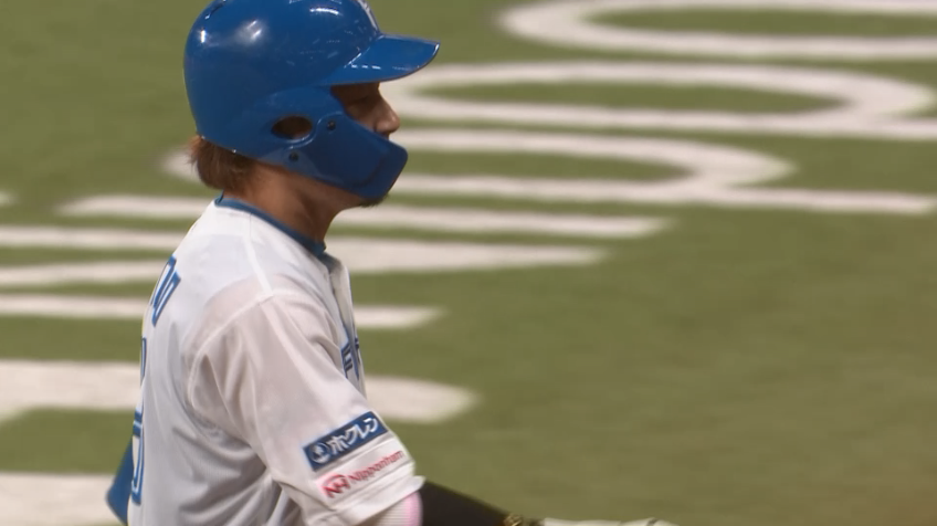 7回裏・F水野達稀 犠牲フライで再び同点に追いつく!!