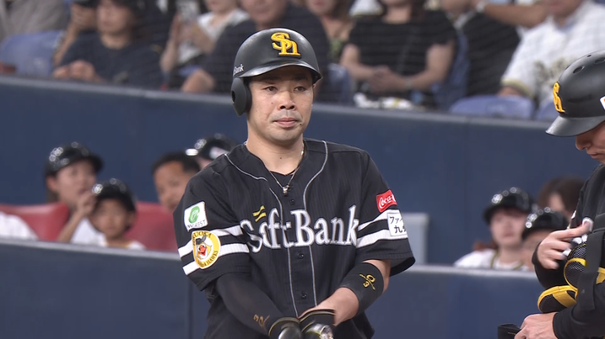 3回表・H近藤健介 タイムリーヒットを放ち100打点到達!!