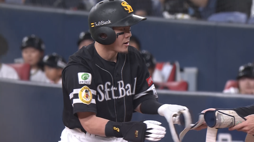 3回表・H牧原大成 3者連続タイムリーで点差を広げる!!