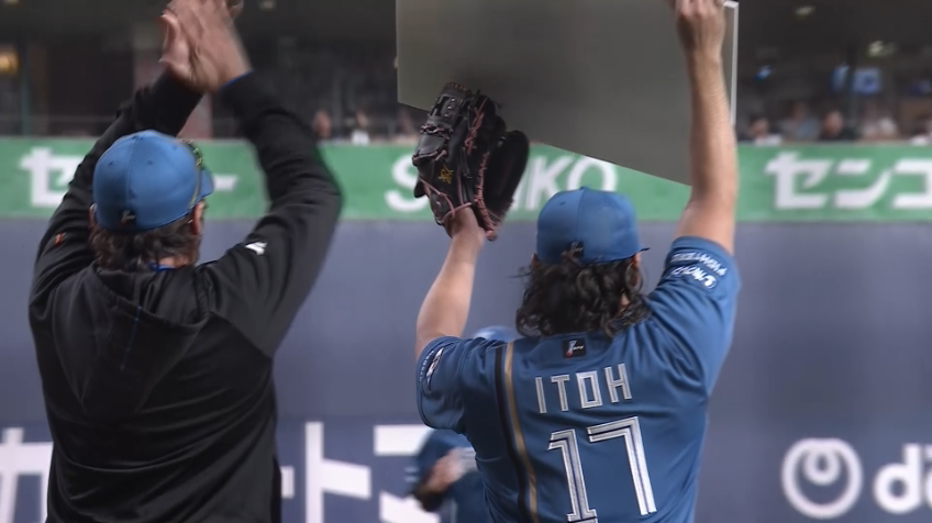 8回裏・F伊藤大海 ピンチをしのぎ1000投球回達成!!