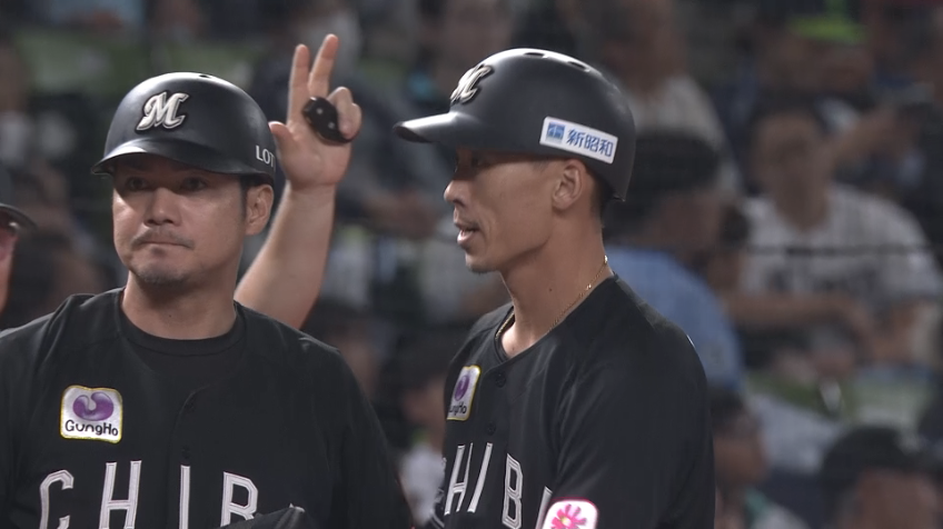 8回表・L高部瑛斗 チャンスで決めた!! 点差を広げるタイムリー3ベース!!