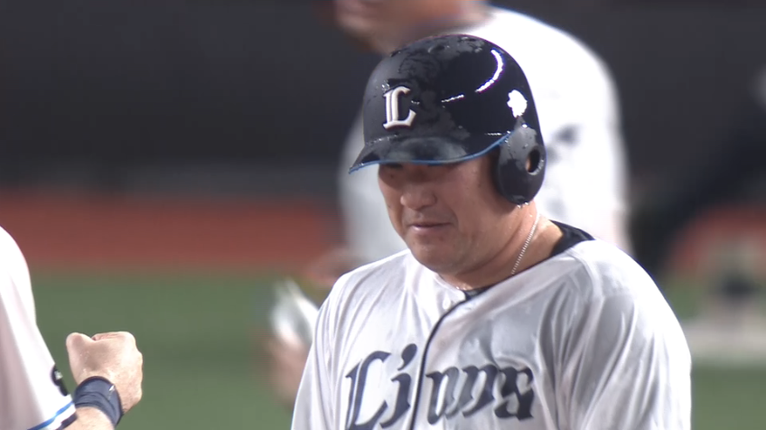 9回裏・L中村剛也 土壇場での勝利!! 自身10度目のサヨナラタイムリー!!