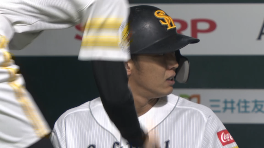 7回裏・H今宮健太 レフトスタンドへ確信の3ランHR!!