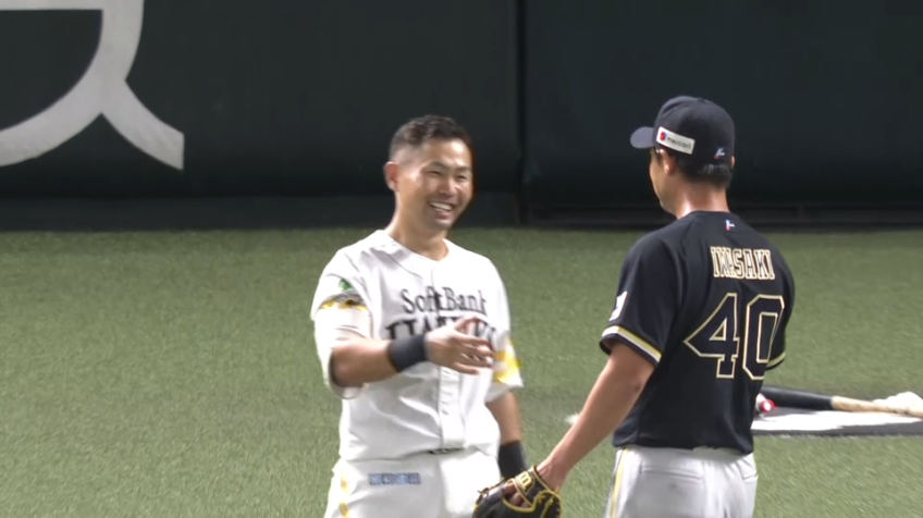 7回裏・H中村晃 現役最終打席はドラフト同期対決!!