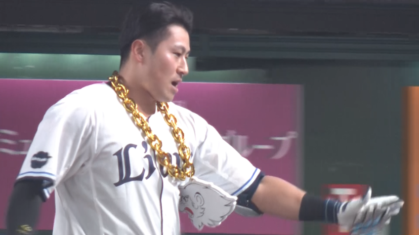 2回裏・L渡部聖弥 若大将の一撃!! レフトへのソロHR!!