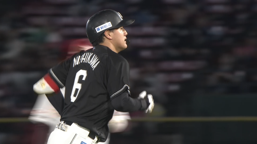 2回表・M西川史礁 センターへの2点タイムリーヒット!!