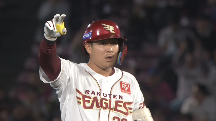 4回裏・E繁永晟 右中間を抜けるタイムリー2ベースヒット!!