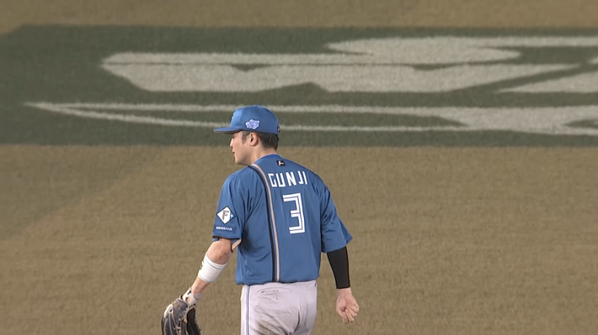 3回裏・F郡司裕也 レフト前の打球をスライディングキャッチ!!