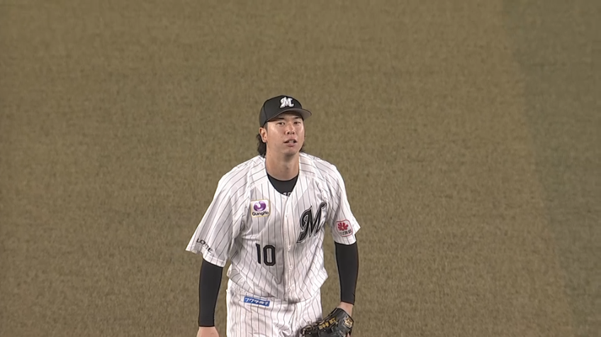 9回表・M上田希由翔 センターへ抜けそうな打球を見事キャッチ!!
