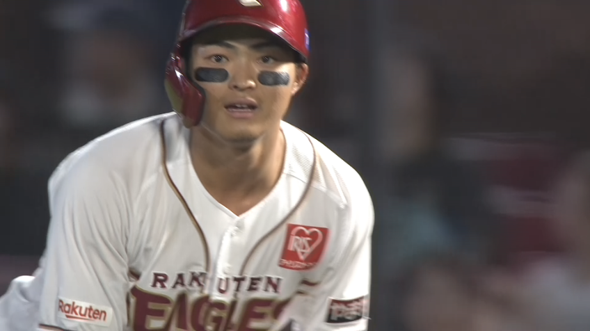 6回裏・E阪上翔也 嬉しいプロ初ヒットを放つ!!