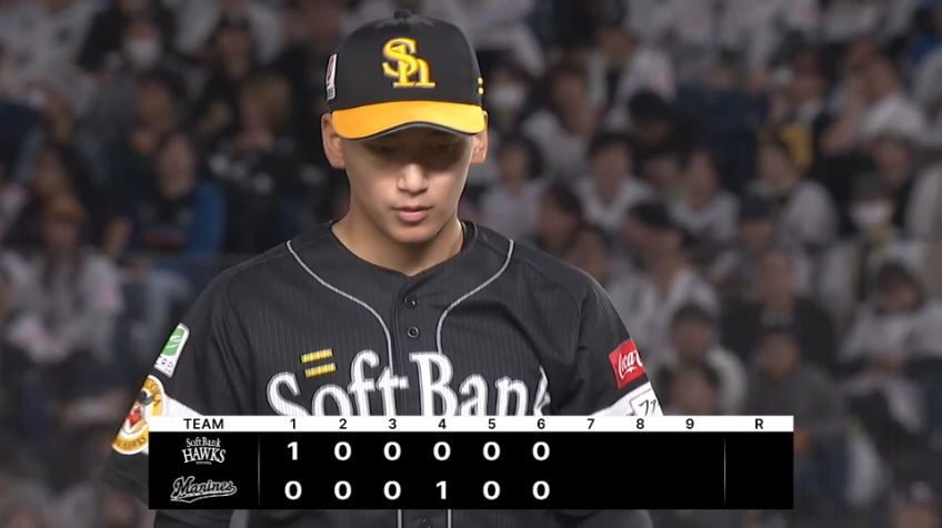 7回裏・H前田悠伍 外角いっぱいの見逃し三振に抑える!!