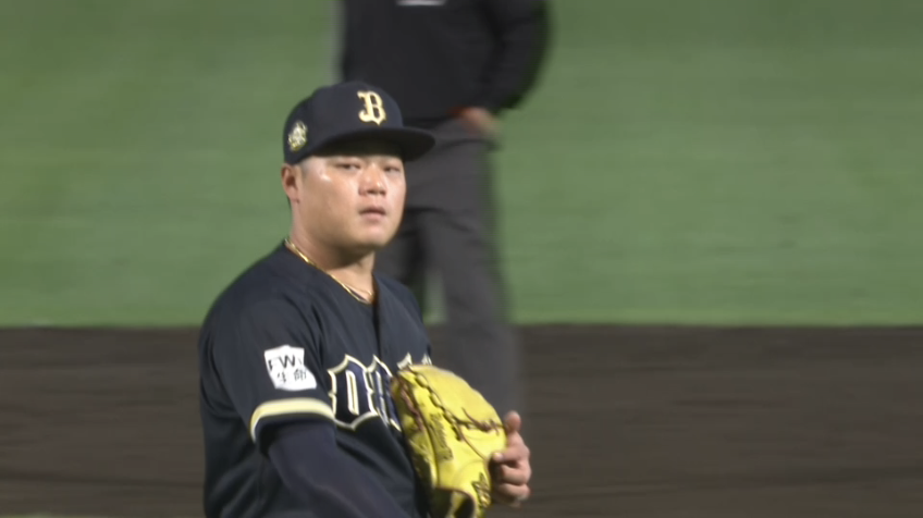 8回裏・B富山凌雅 1回無失点3奪三振の好リリーフ!!