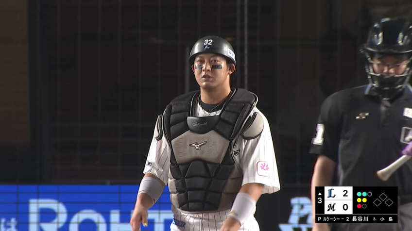 3回表・M佐藤都志也 矢のような送球で盗塁を阻止!!