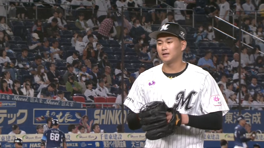 9回表・M高橋快秀 2奪三振含む3者凡退で1イニングを抑える!!