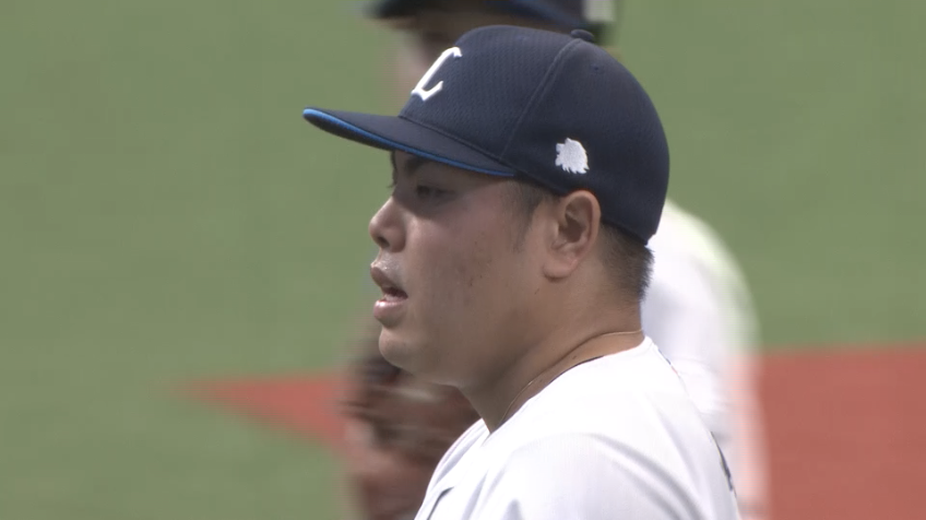 2回表・L平良海馬 ピンチを招くも圧巻の奪三振で切り抜ける!!