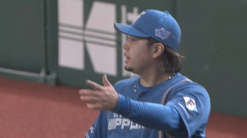 8回裏・F堀瑞輝 ピンチを招くも勝ち越しを許さないダブルプレー!!
