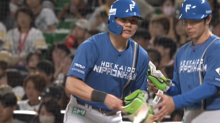 1回表・F清宮幸太郎 初回ノーアウトで先制のタイムリーヒット!!