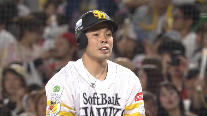 3回裏・H近藤健介 同点のタイムリーヒットを放つ!!