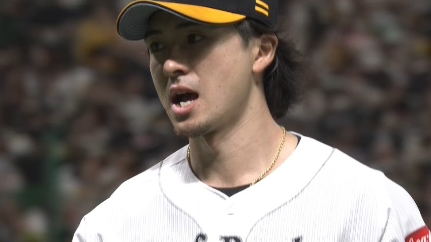 6回表・H上沢直之 ピンチで奪三振!! 6回2失点の好投!!