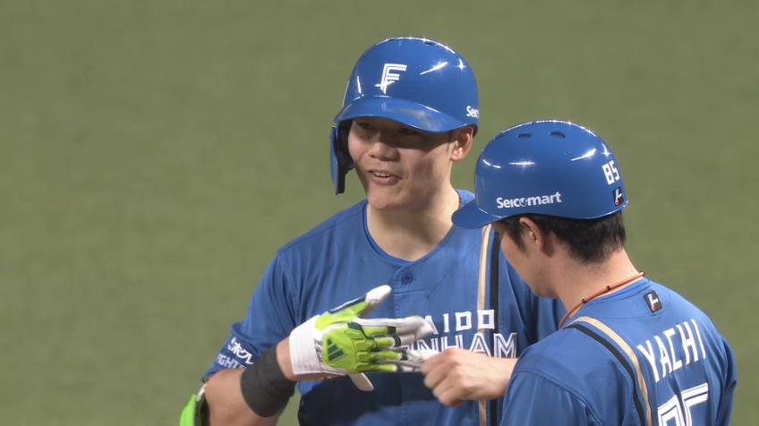 1回表・F清宮幸太郎 2試合連続の先制タイムリーヒット!!