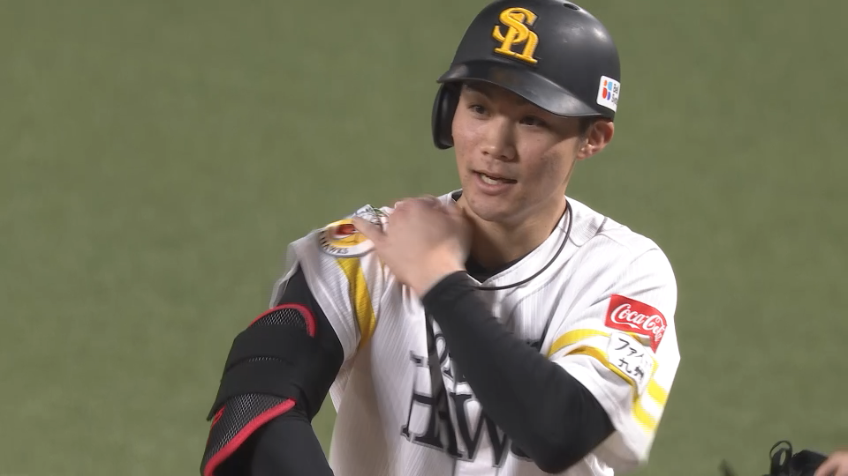 3回裏・H庄子雄大 ショートの頭上を越えるタイムリーヒットで同点!!