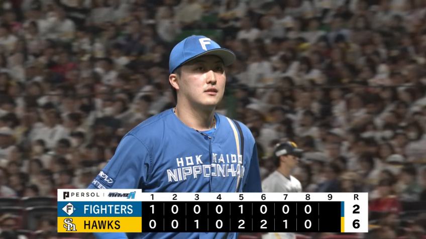 8回裏・F柳川大晟 安定感のある好投!! 8回を3者凡退で抑える!!