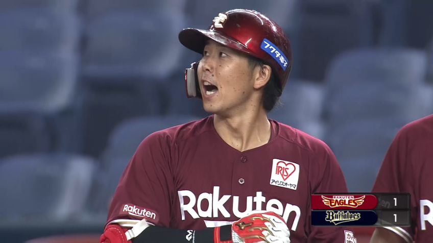 8回表・E鈴木 勝ち越しタイムリーヒット！
