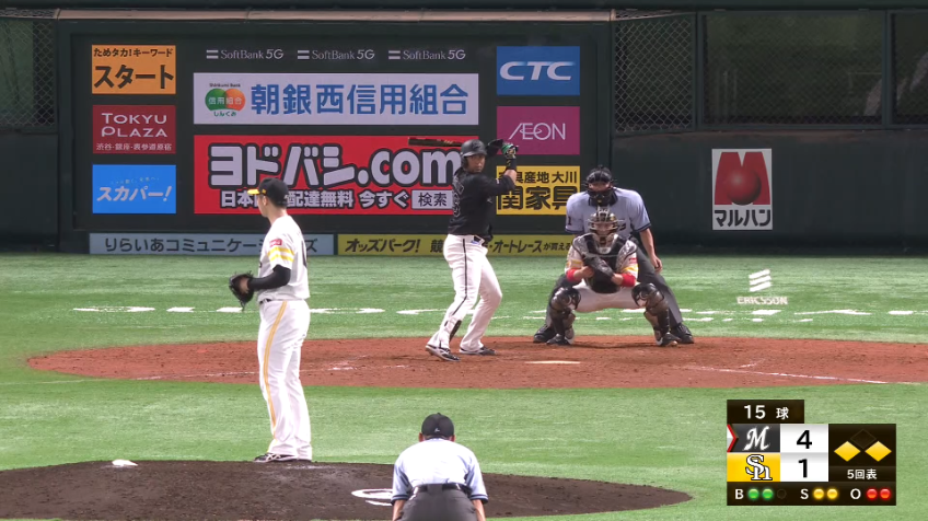 5回表・H川原 変わった直後！見事な火消しで奪三振を奪う！