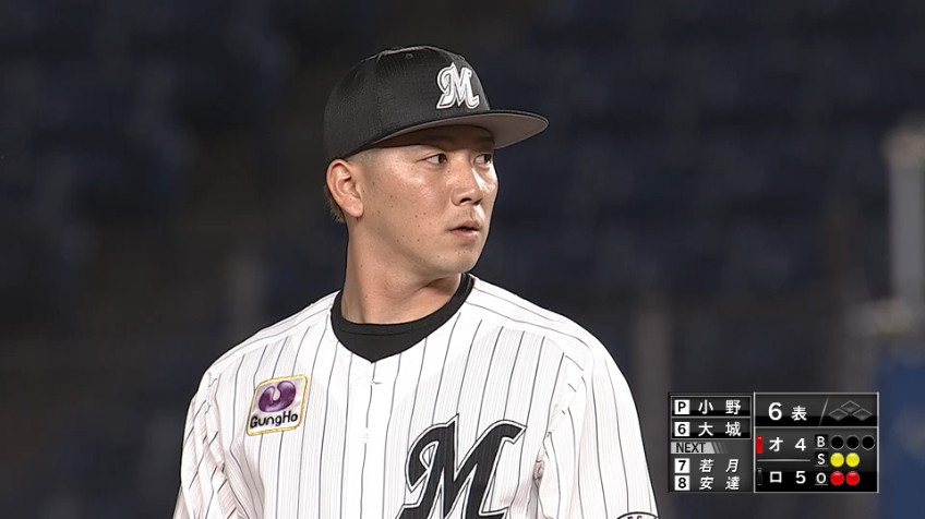 6回表・M小野 わずか8球で三者凡退に抑え攻撃へのリズムを作る！