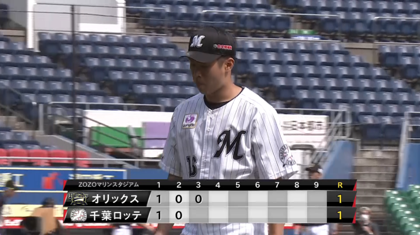 3回表・M種市 上位打線を三者凡退に抑える！