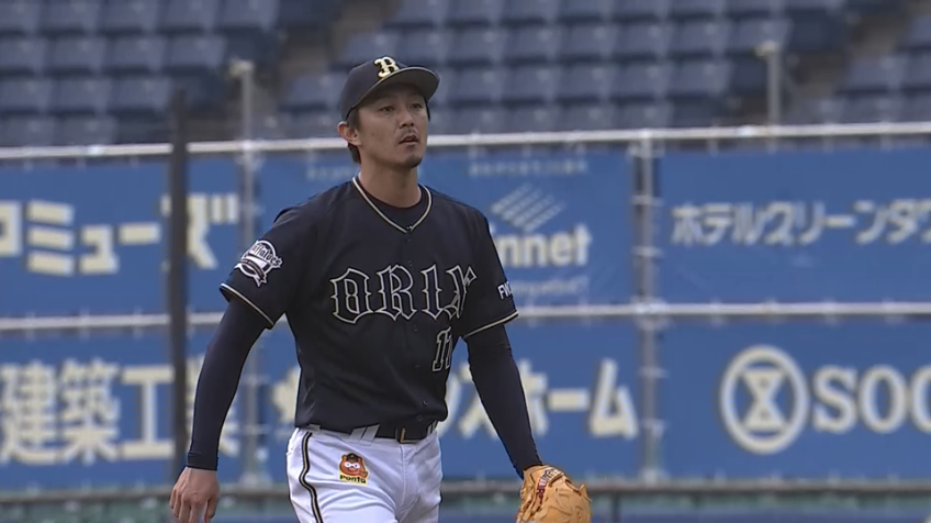 8回裏・B増井 最後はズバッと見逃し三振！ ピンチを切り抜ける！