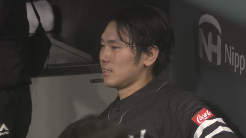 6回裏・H石川 満塁を見逃し三振で切り抜けここまで6回無失点！