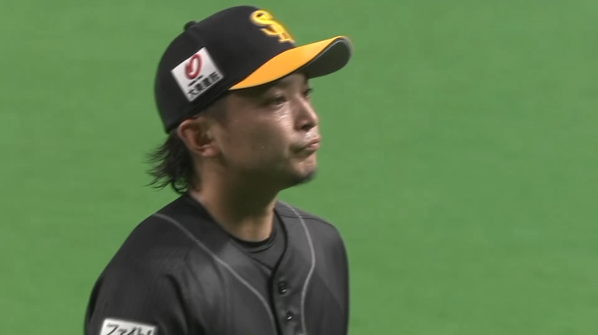 3回裏・H東浜 満塁のピンチを迎えるも空振り三振で切り抜ける‼