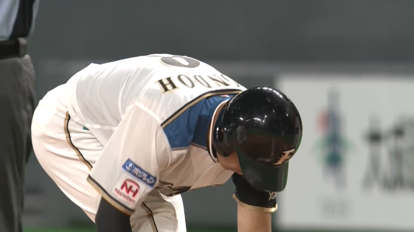 7回裏・F近藤 チーム初ヒットとなるライト前ヒットを放つ！