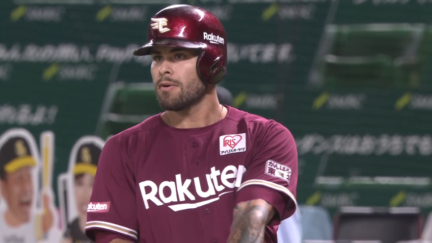 1回表・Eロメロ 1アウト満塁のチャンスの場面で２点タイムリー！点差を３点に広げる！