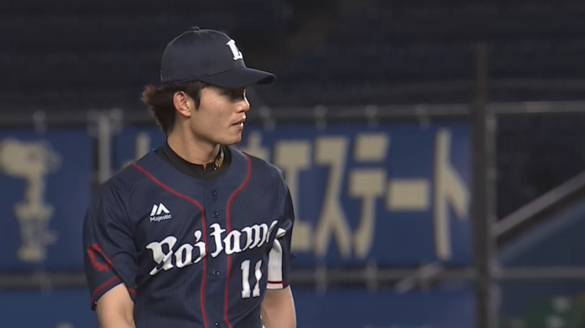 4回裏・L今井 空振り三振で4回も無得点に抑える!!