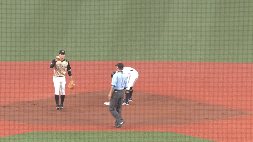 3回裏・B後藤 見事な走りで盗塁成功!!