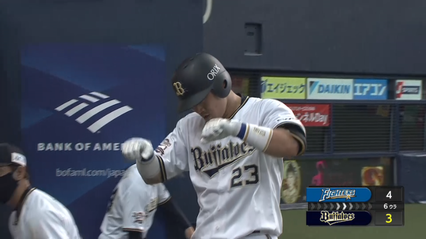 6回裏・B伏見 反撃のソロホームランで1点差に迫る!!