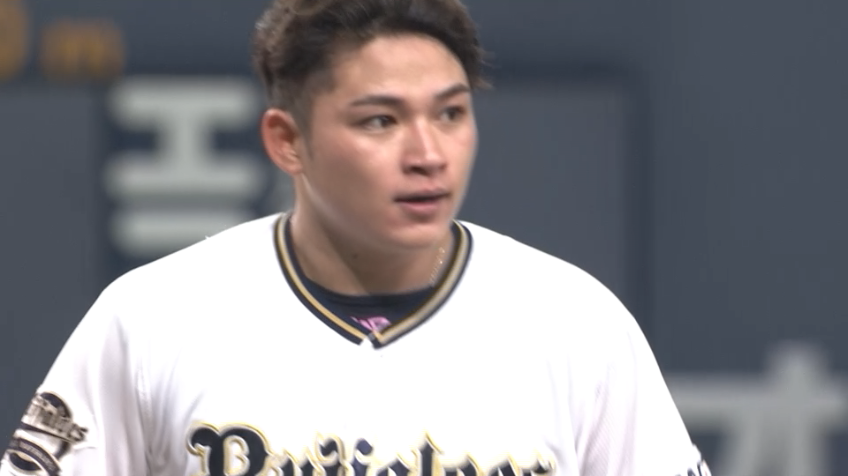 5回表・B榊原 吠えた!! ピンチの場面でＦ中田から奪三振!!