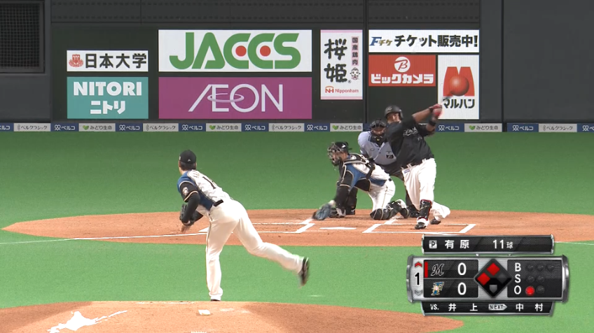 1回表・M井上 ランナー2,3塁のチャンスで内野ゴロを放ち、先制点を奪う!!