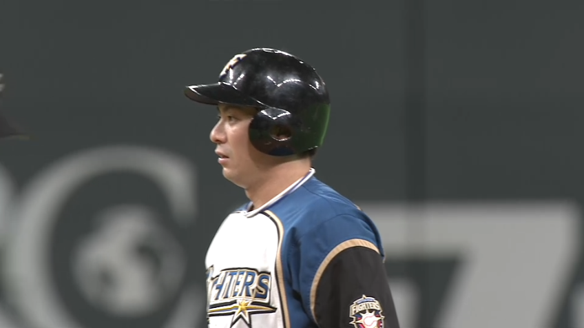 1回裏・F松本 盗塁成功!! チャンス拡大!!